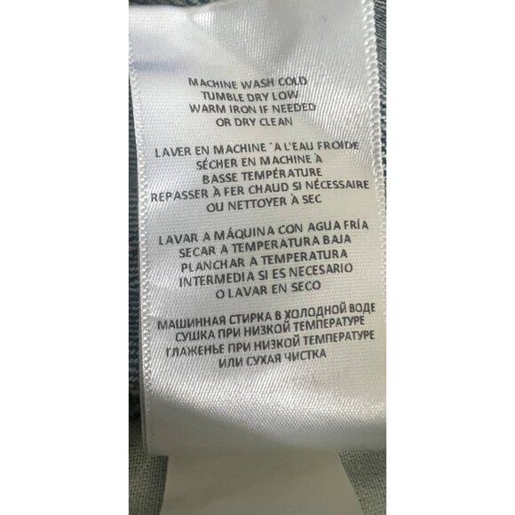 Re/Done High-Rise True Rinse Utility Loose Jeans Blue Denim Size 26 - Picture 15 of 16